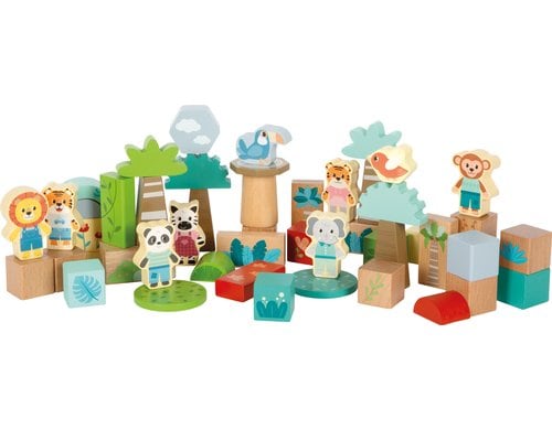 Holzbausteine Jungle Friends