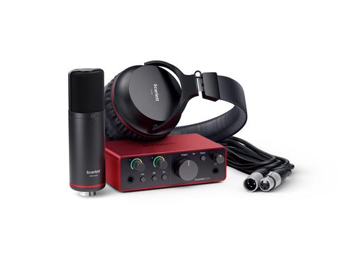 Focusrite Scarlett Solo Studio 4th Gen. Scarlett Solo, Mikrofon, Kopfhörer, Kabel