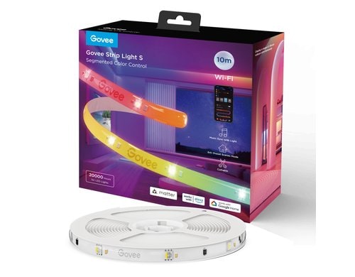 Govee LED-Leuchtstreifen 10M Matter mit Schutzbeschichtung, WiFi, BT, RGBIC