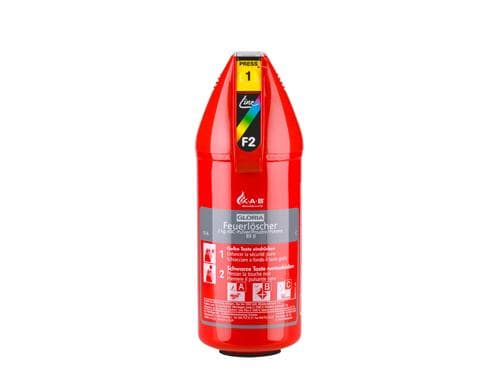 K.A.B GLORIA Feuerlöscher Pulver Brandklasse ABC, 2 Kg