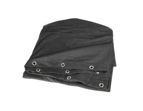 Adam Hall Bühnen-Molton 5x3M B1, 300g/m2, schwarz