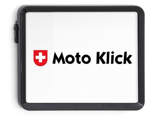 MOTO KLICK Nummernrahmen hinten Schwarz