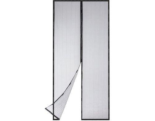 EASYmaxx Moskitonetz 100x210cm Magic Klick Schwarz