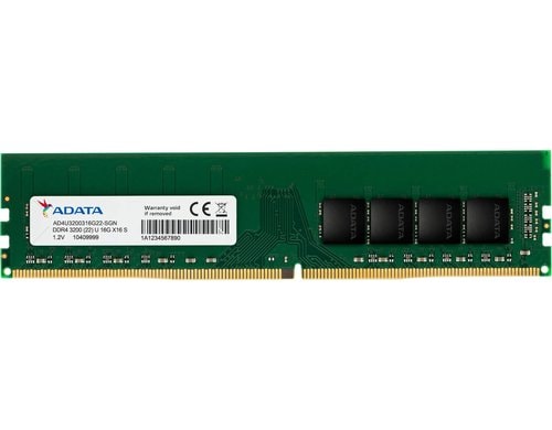 Adata DDR4 16GB 3200MT/s U-DIMM, 1.2V, CL 22