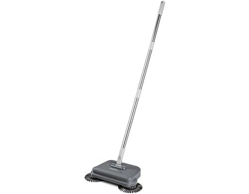 CLEANmaxx Bodenkehrer 33x18x119cm Rotierenden Bürsten,  inklusive Wischtusch