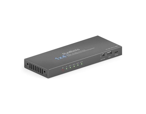 PureTools PT-SP-HD14-48G 1x4 HDMI 2.1 Splitter - 48Gbps - 8K