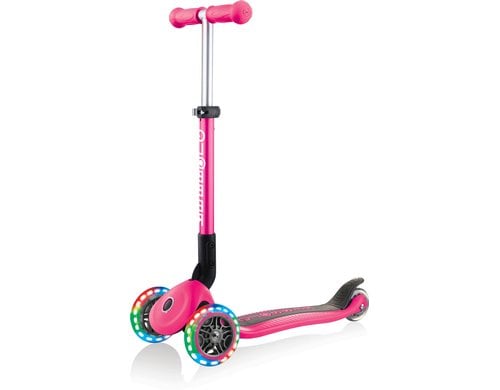 Globber Junior Foldable Lights Mini Pink