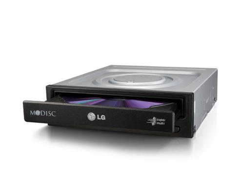 LG HLDS DVDRW 24x SATA bulk schwarz 24xDVD±R, 8xDVD+RW, 6xDVD-RW, GH24NSD5