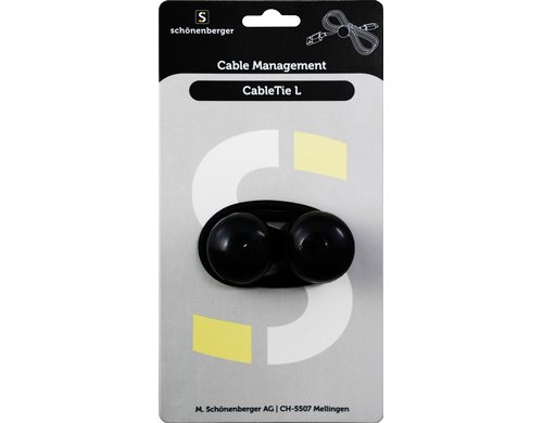 CableTie L 2 Stück L=150mm, B=28mm, schwarz