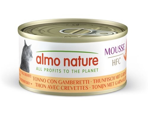 Almo Nature Mousse HFC 70g Thunfisch & Garnelen