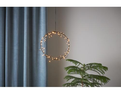 Star Trading LED Weihnachtskranz Nike Ø35cm IP20, Warmweiss, 200 LED's