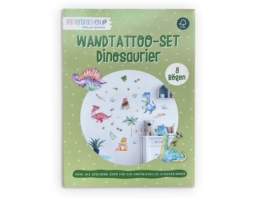 Wandtattoos-Set Dinosaurier