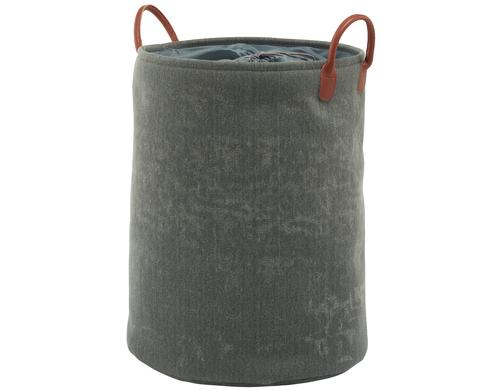 Aquanova Wäschekorb York, 76 Liter 60% CO, 40% PES, ø 42x55 cm, Grün