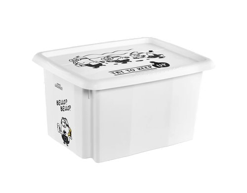 keeeper Dreh-/Stapelbox mit Deckel 15 l Karolina Minions Bello