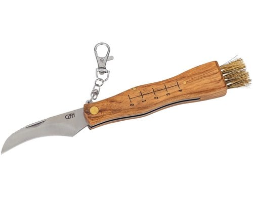 CJH Pilzmesser mit Bürste Klingenlänge: 7 cm