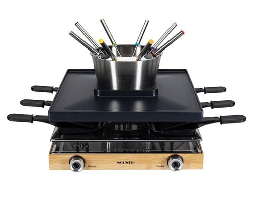 NOUVEL Raclette Prime 3 in 1 230V, 1750W, 27 teilig, 8 Pers.