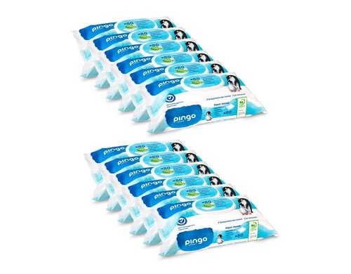 Pingo Feuchttücher Monatsbox 960 Stk.