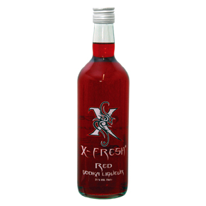 X-Fresh Vodka Red 0.7 Ltr. 21 Vol. / Verkauf nur ab 18 Jahren / Kein Export