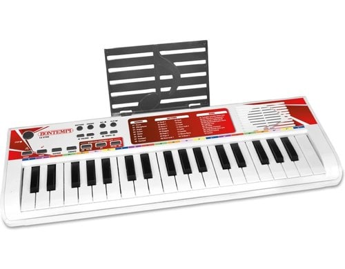 Bontempi Elektronik-Keyboard mit 37 Tasten weiss