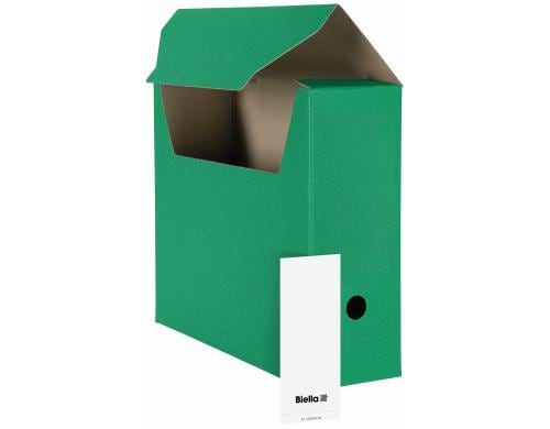 Biella Archivschachtel A4 10 Stück 27x33x10 cm, grün