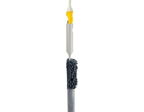 Joseph Joseph  CleanTech Staubwedel mit Hülle 4x8x53cm light stone