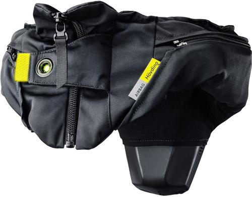 Hövding 3.0 Airbag Helm inkl. Base Schal 52-59cm DM, schwarz,  Boa System