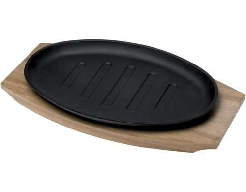 Hot Plate mit Holzunterteller