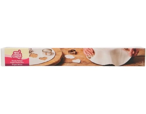 Ausgerollte Fondant Decke - Weiss 430 g