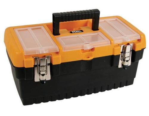 Perel OM16M Werkzeugkoffer 16 mit Metallschlösser