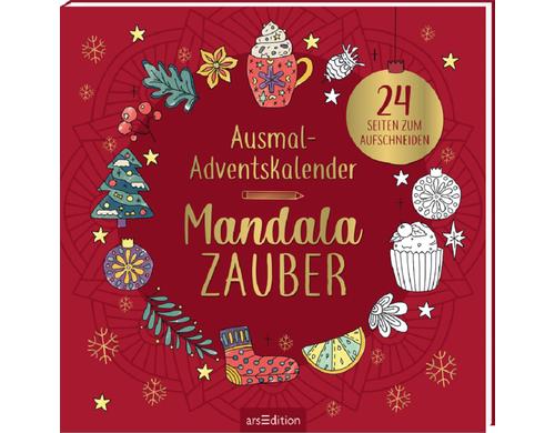 Adventskalender Mandala-Zauber 24 Seiten zum Aufschneiden