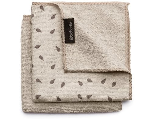 Brabantia Mikrofaser Geschirrhandtuch 2er Set Soft Beige