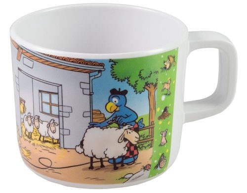Berndorf Tasse Globi Bauernhof Melamin, 25 cl
