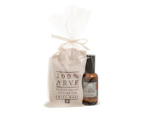 AROMALIFE Geschenkset Inhalt: Arvenspäne + Raumspray 100 ml