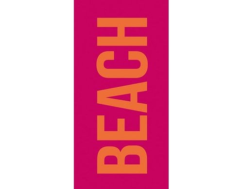 Cawö Strandtuch Beach rot  90 x 180