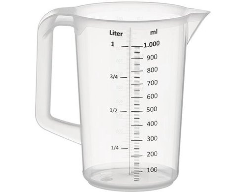 APS Messbecher Pro Ø 12 cm, H: 16,5 cm, 1 Liter