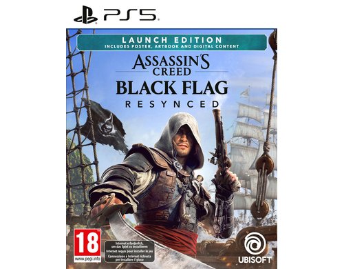 Assassin's Creed Black Flag Resynced, PS5 Launch Edition, Alter: 18+