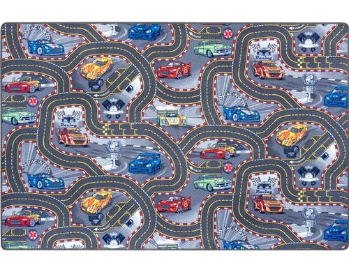 Hanse Home Kinderteppich Race Track 100% Polyamid, 160x240 cm, Multicolor