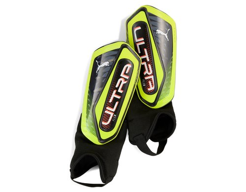 PUMA Shinguards ULTRA Flex Ankle Grösse: M, Farbe: Gelb
