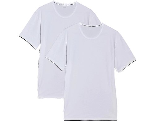 Calvin Klein 2P S/S Crew Neck White, L
