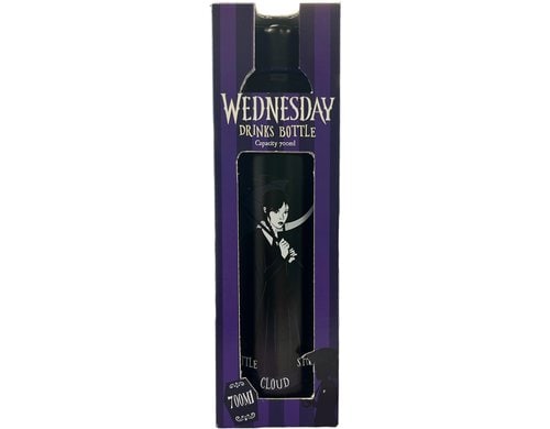 Wednesday - Stahlflasche 700ml Fanartikel aus dem Wednesday-Universum