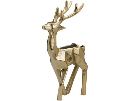 Eglo Aufsteller Hirsch Balibian Gold Aluminium, L 200, B 65, H 300