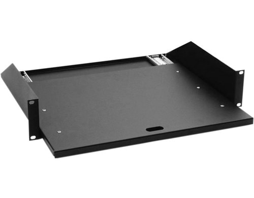 Adam Hall 19? Parts RACK TRAY 02 2HE Stahl Pulverbeschichtet Schwarz mit