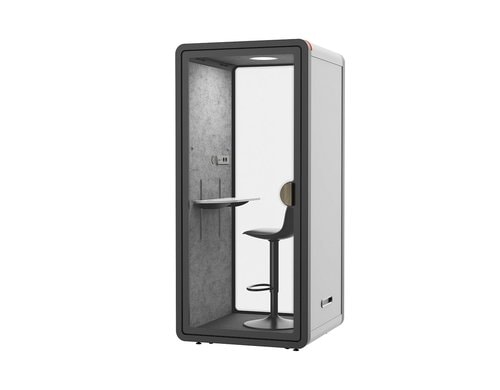 Contini Büro Meeting Box für 1 Person inkl. Hochstuhl, ohne Montage
