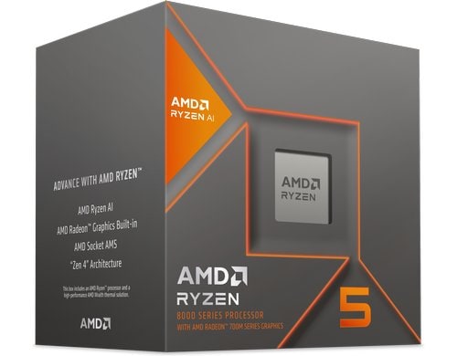 CPU AMD Ryzen 5 8600G/4.30 GHz, AM5 6-Core, 16MB Cache, 65W, Radeon 760M Gr.