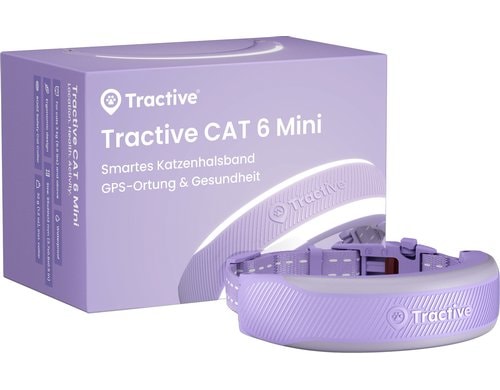 Tractive Katzen Tracker 6 Mini lavendel