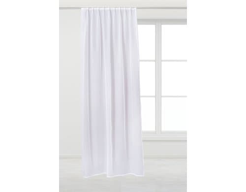 Casa LeonTagesvorhangVoile mit Gleitern &Faltenband,150x290cm,30°waschbar,Polyester