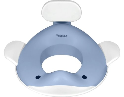 Kindsgut Toilettenaufsatz Wal taubenblau
