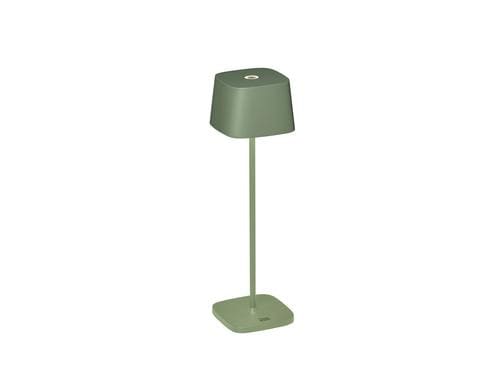 Konstsmide USB-Tischleuchte Capri Mintgrün LED warmweiss, Akku, Dimmbar / IP54