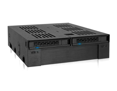 ICY DOCK Backplane 3.5/2.5 MB322SP-B Metall-Backplane 2HE, für 3-in-2 SATA-HDD