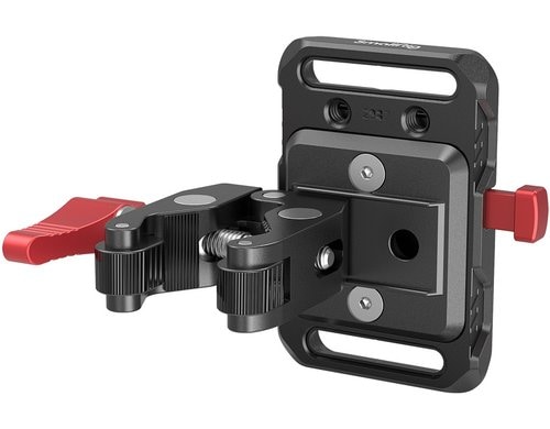 SmallRig mini V Mount Battery Mount Plate with Crab-Shaped Clamp